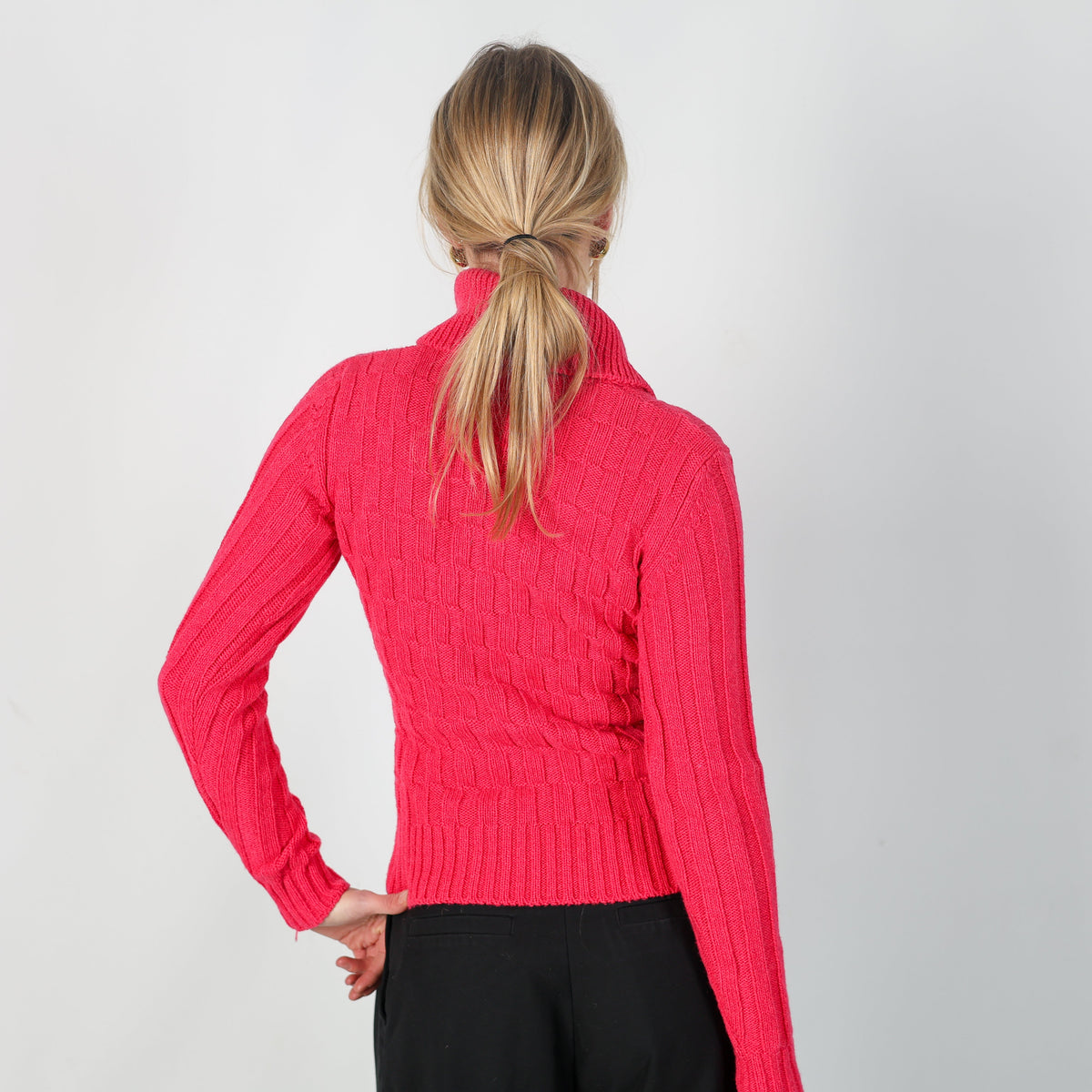 Pink Y2K Bikkembergs Knitted Jumper (S)