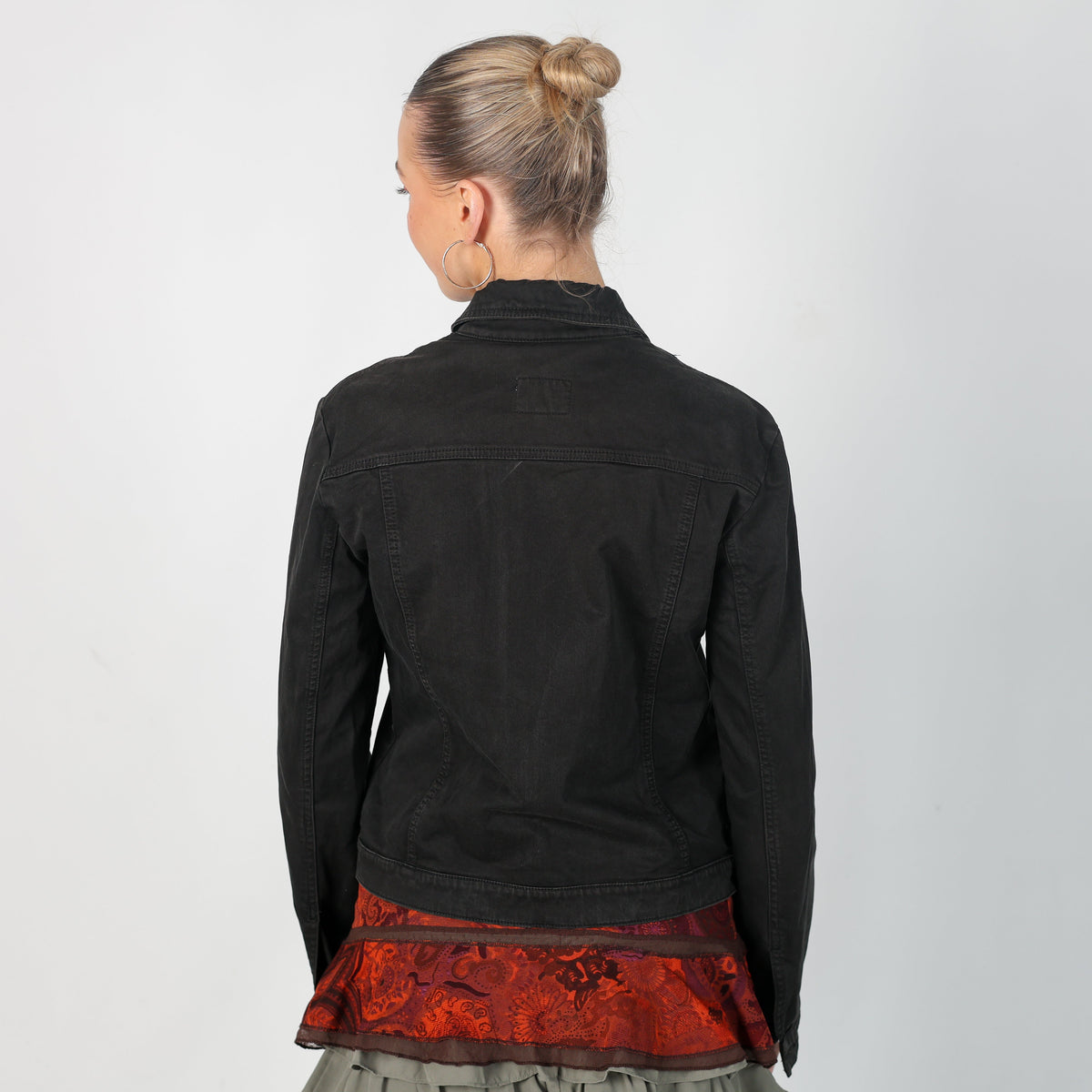 Black Y2K Calvin Klein Light jacket (S)