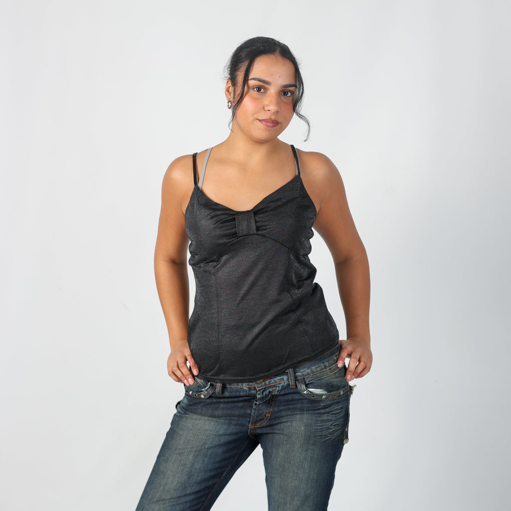 Charcoal Grey Y2K FPC Cami (L)