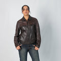 Brown 90s Vera Pelle Leather Jacket (L)