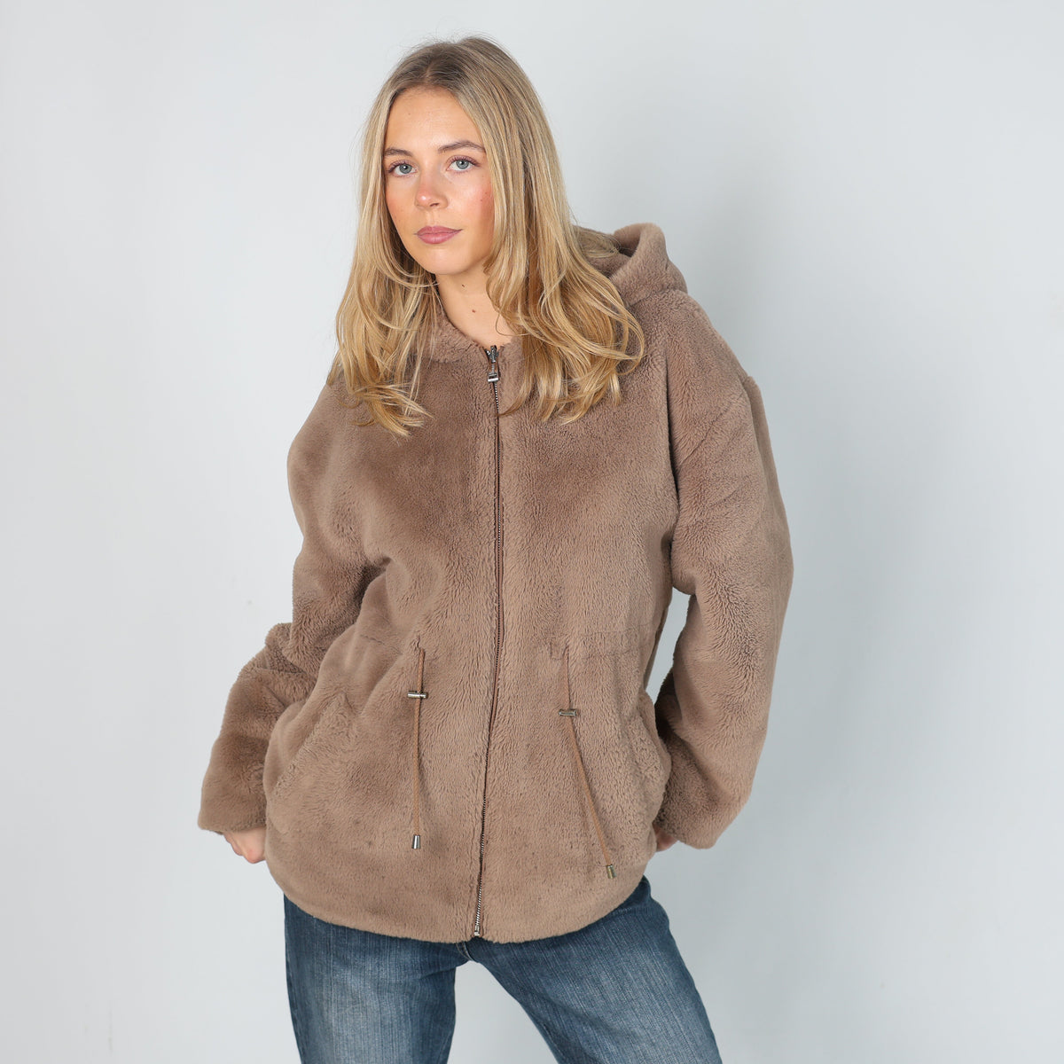 Brown Y2K Guess Jeans Casual Jacket (L)