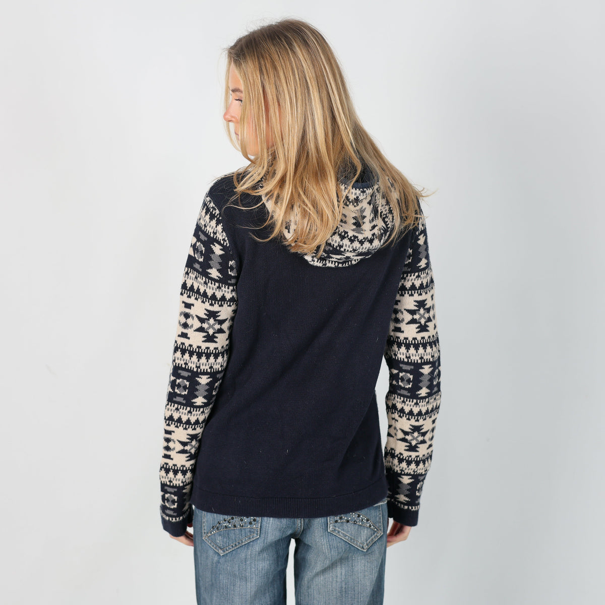 Navy Blue Y2K Esprit Knitted Jumper (S)