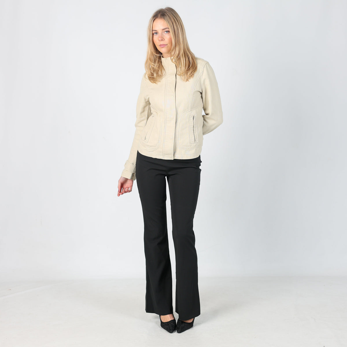 Black Y2K Formal Trousers (S)