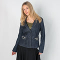 Blue Y2K On parle de vous Denim Jacket (S)