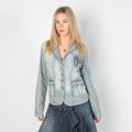 Light Blue Y2K EXTYN Italia Denim Jacket (S)