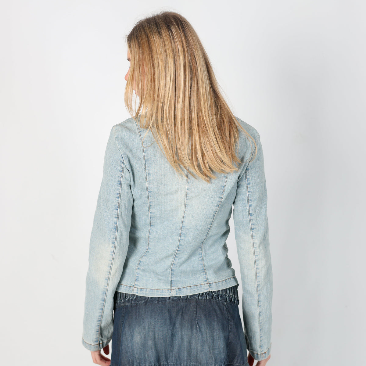 Light Blue Y2K Terranova Denim Jacket (S)