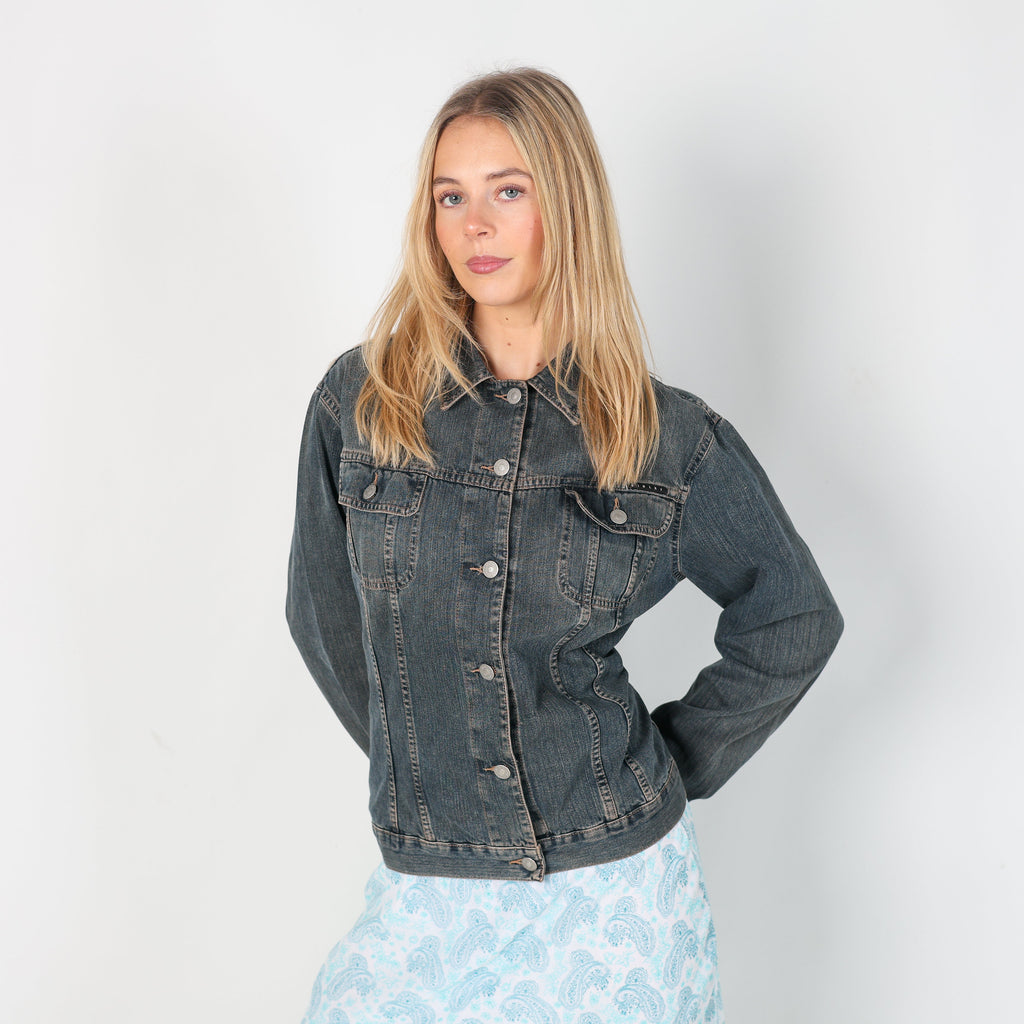 Blue Y2K Sisley Denim Jacket (L)