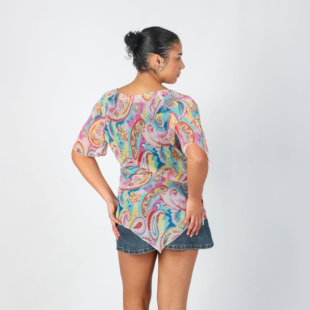 Baby Pink Y2K Wan Li Blouse (L)