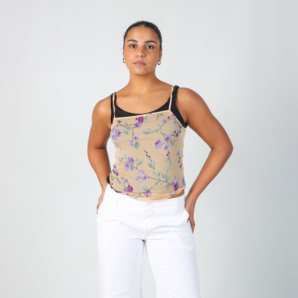 Peach Y2K Lovable Cami (S)