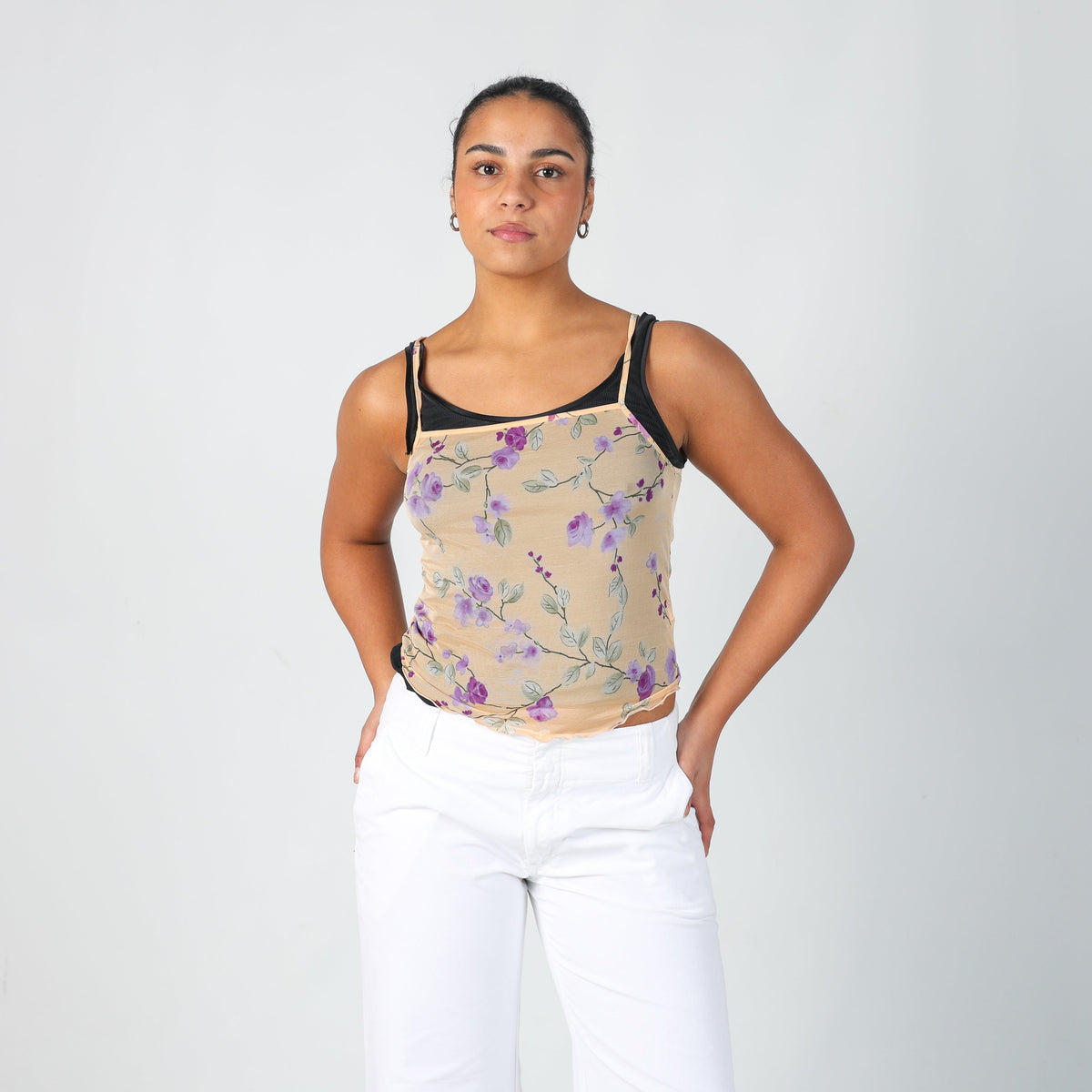 Peach Y2K Lovable Cami (S)