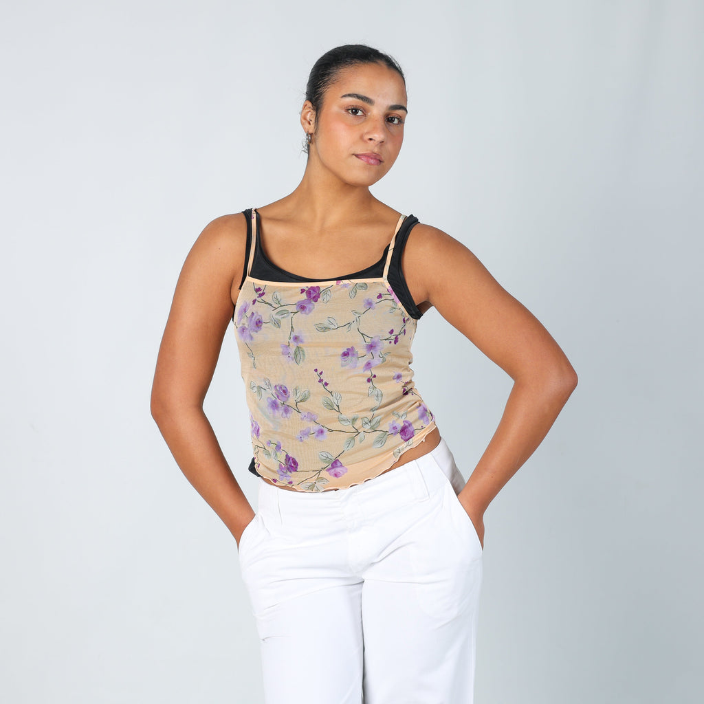 Peach Y2K Lovable Cami (S)