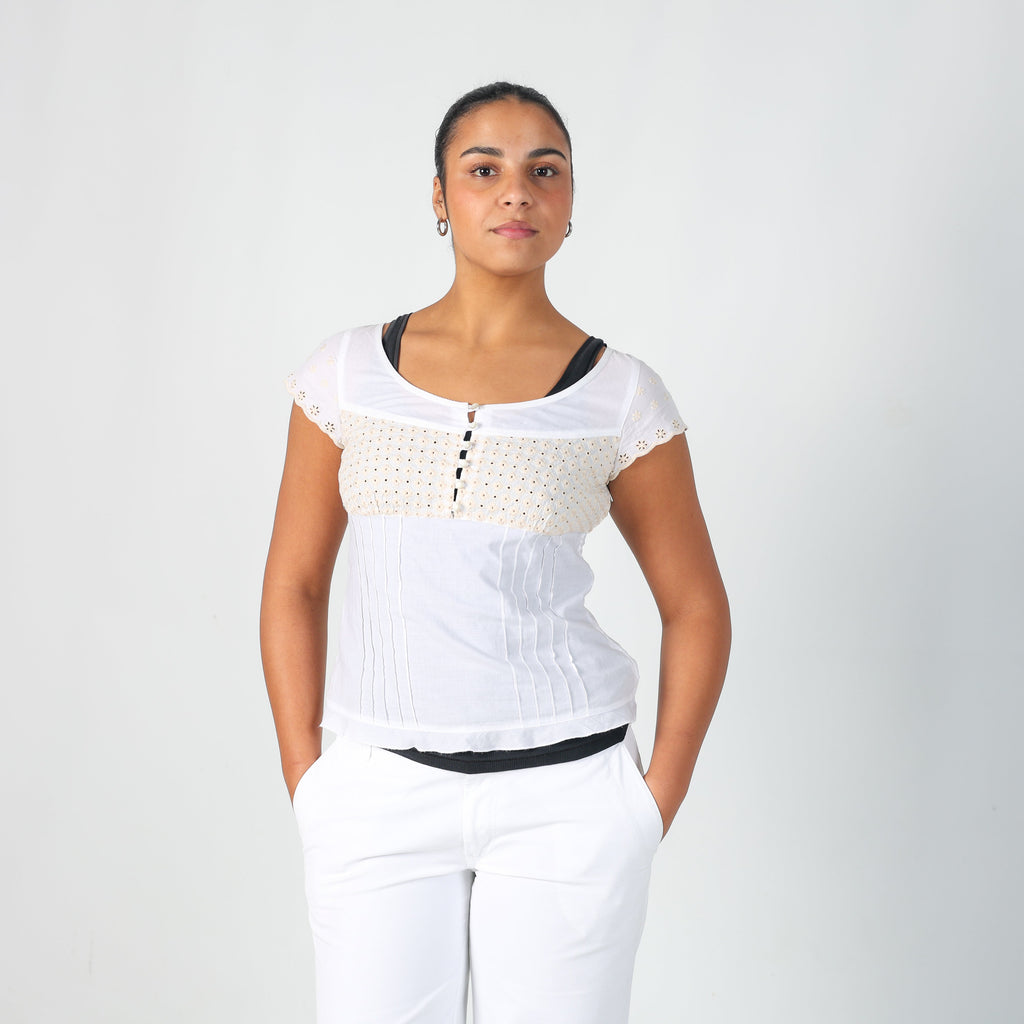 White Y2K Marella Cami (M)