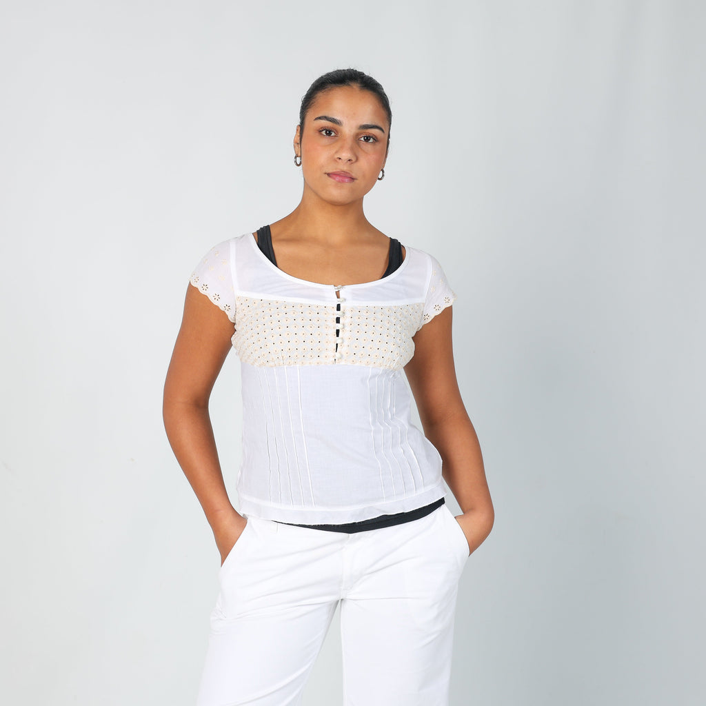 White Y2K Marella Cami (M)