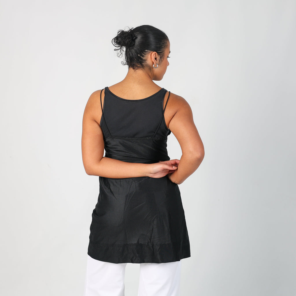 Black Y2K Slip Dress (M)