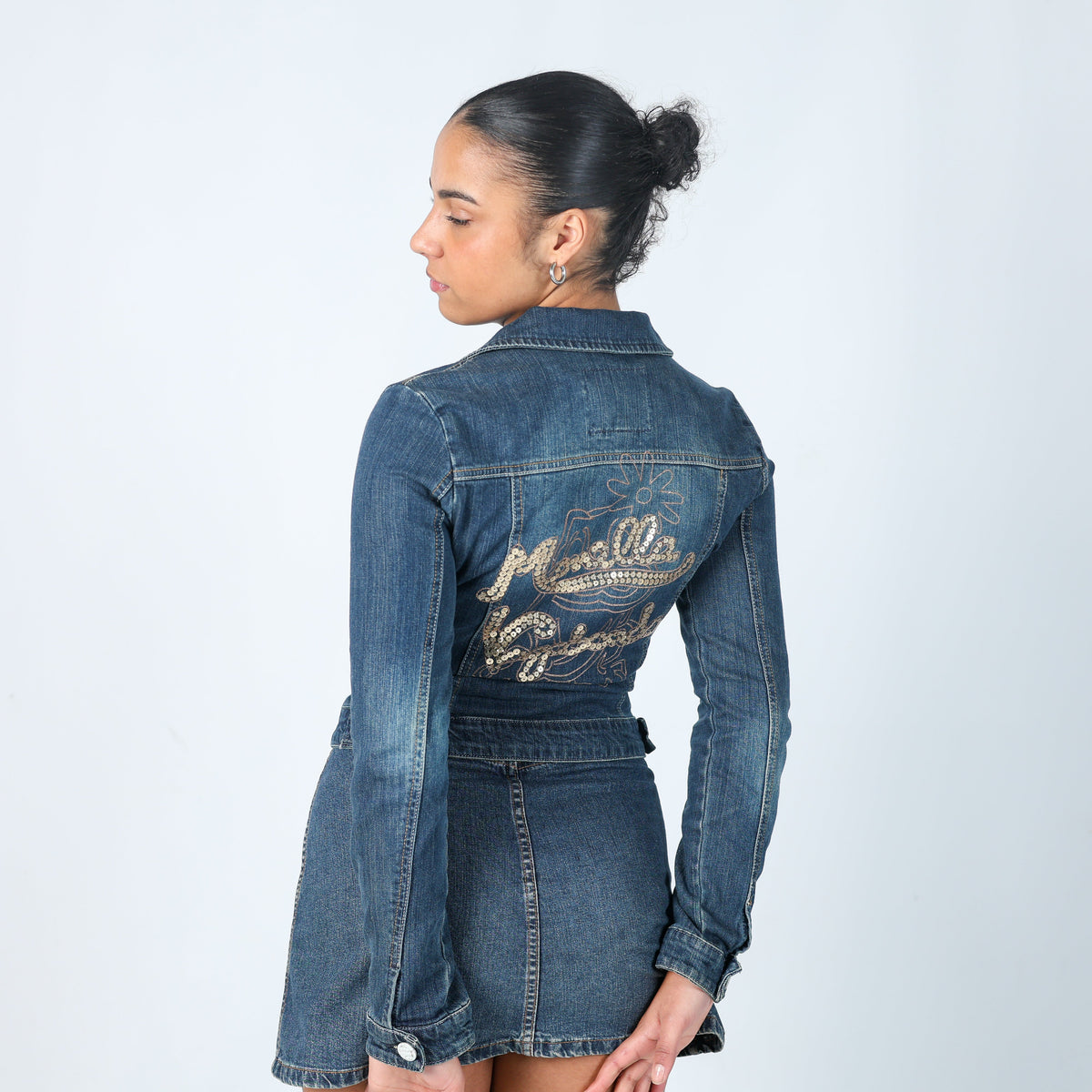 Blue Y2K Monella Vagabonda Denim Jacket (S)