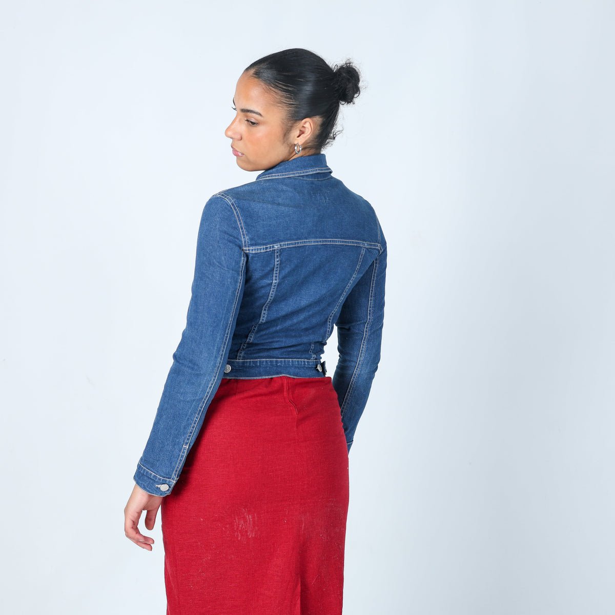 Blue Y2K Jennyfer Denim Jacket (S)