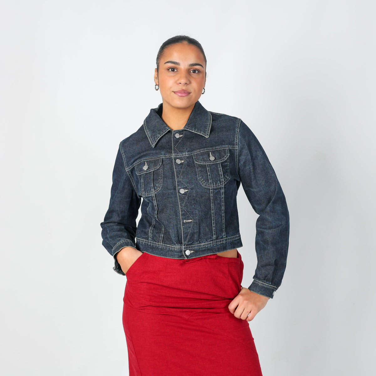 Blue Y2K Cimarron Denim Jacket (L)