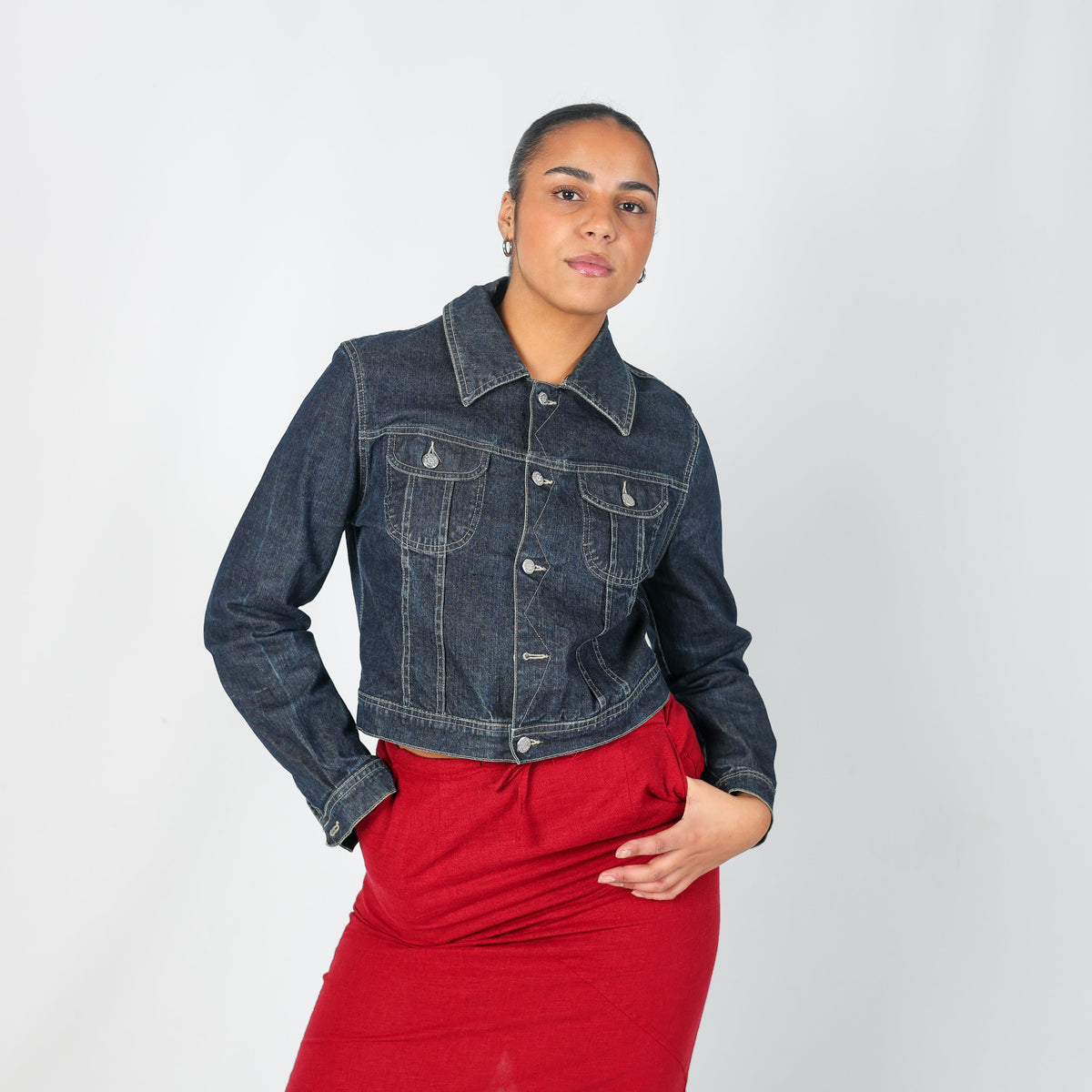 Blue Y2K Cimarron Denim Jacket (L)