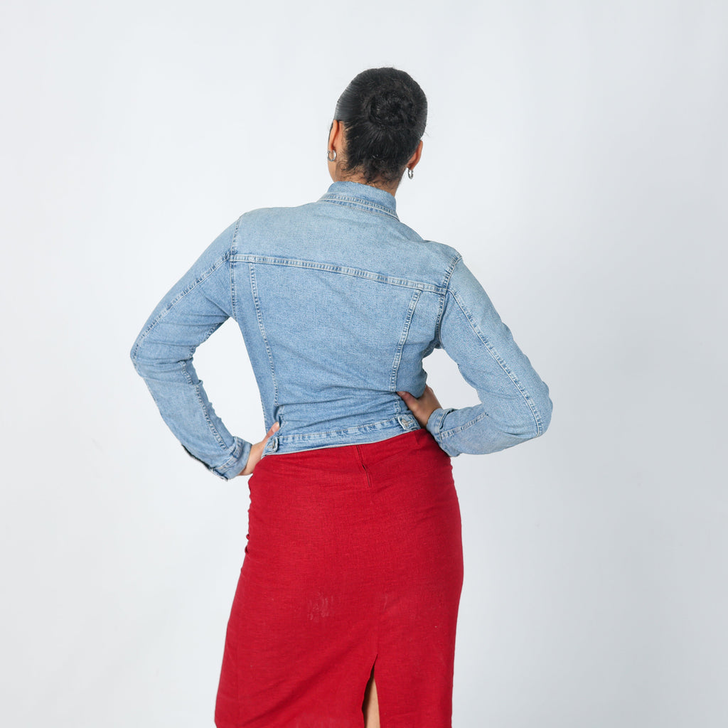 Light Blue Y2K Denim Jacket (M)