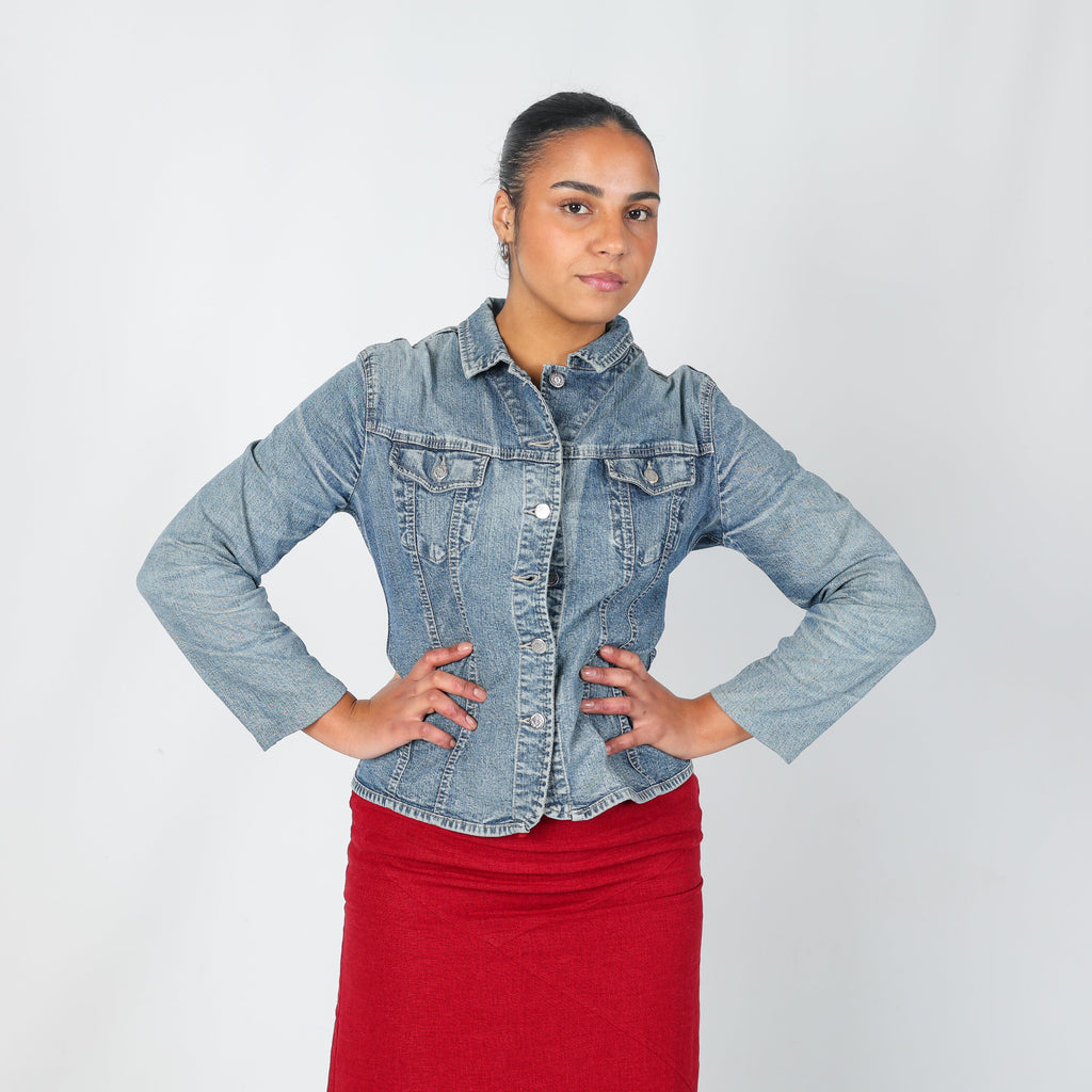 Light Blue Y2K Chico's Denim Jacket (M)