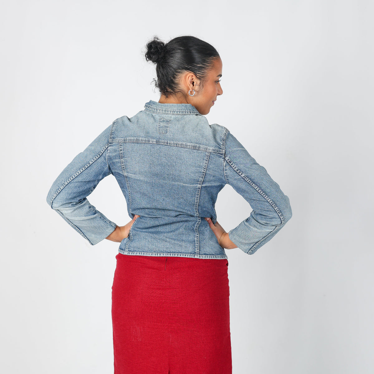 Light Blue Y2K Chico's Denim Jacket (M)