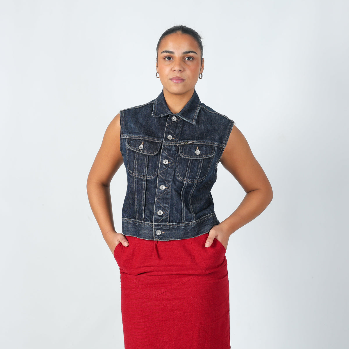 Blue Y2K DKNY Denim Jacket (L)