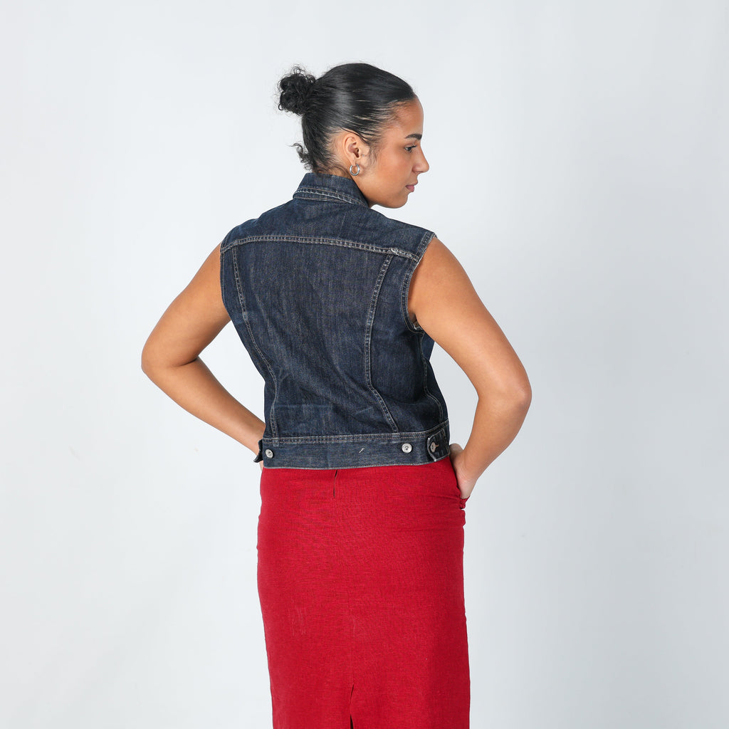 Blue Y2K DKNY Denim Jacket (L)