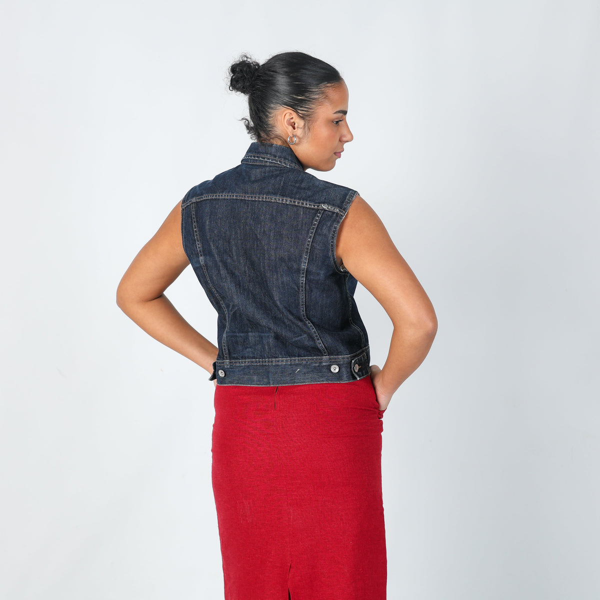 Blue Y2K DKNY Denim Jacket (L)