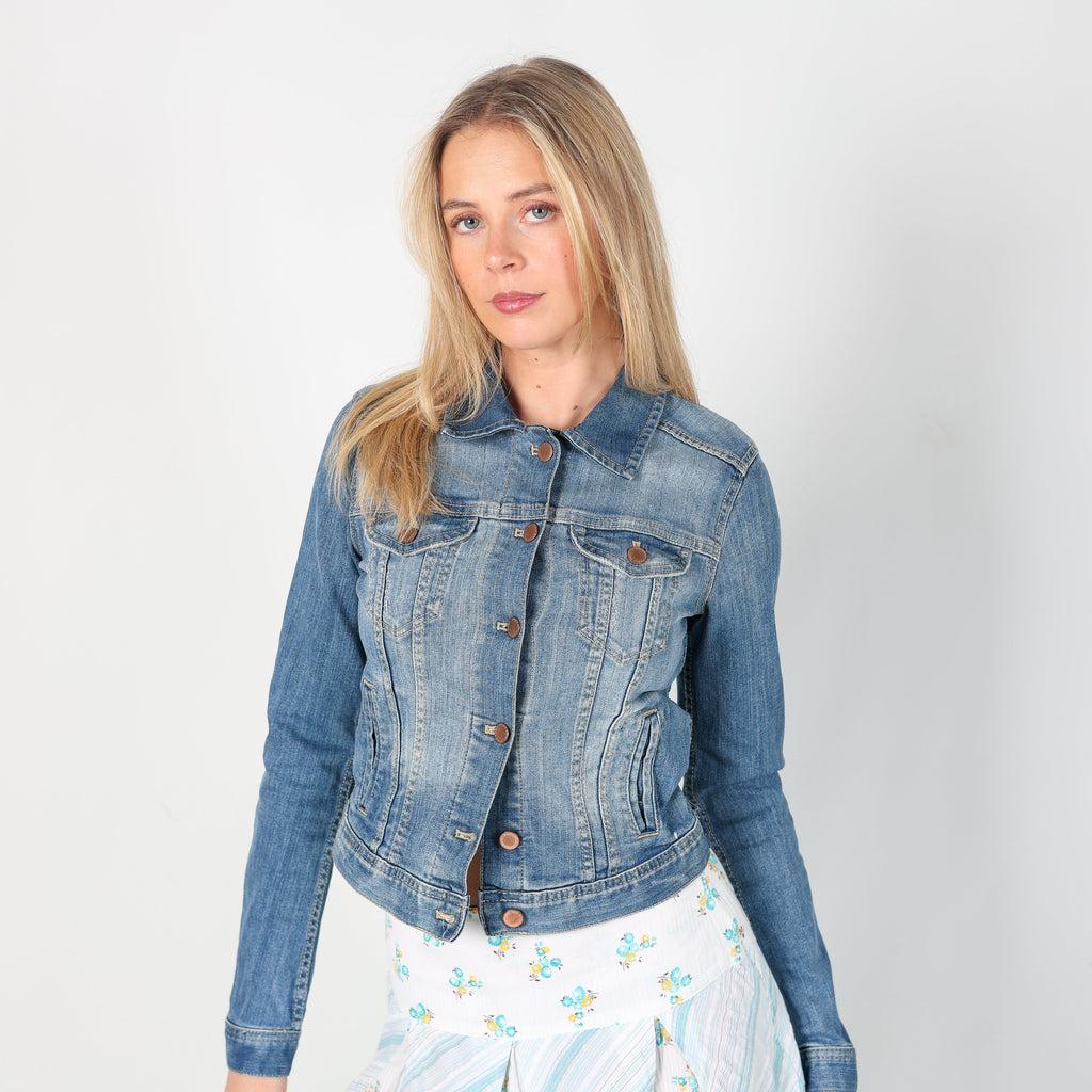 Blue Y2K Denim Jacket (S)