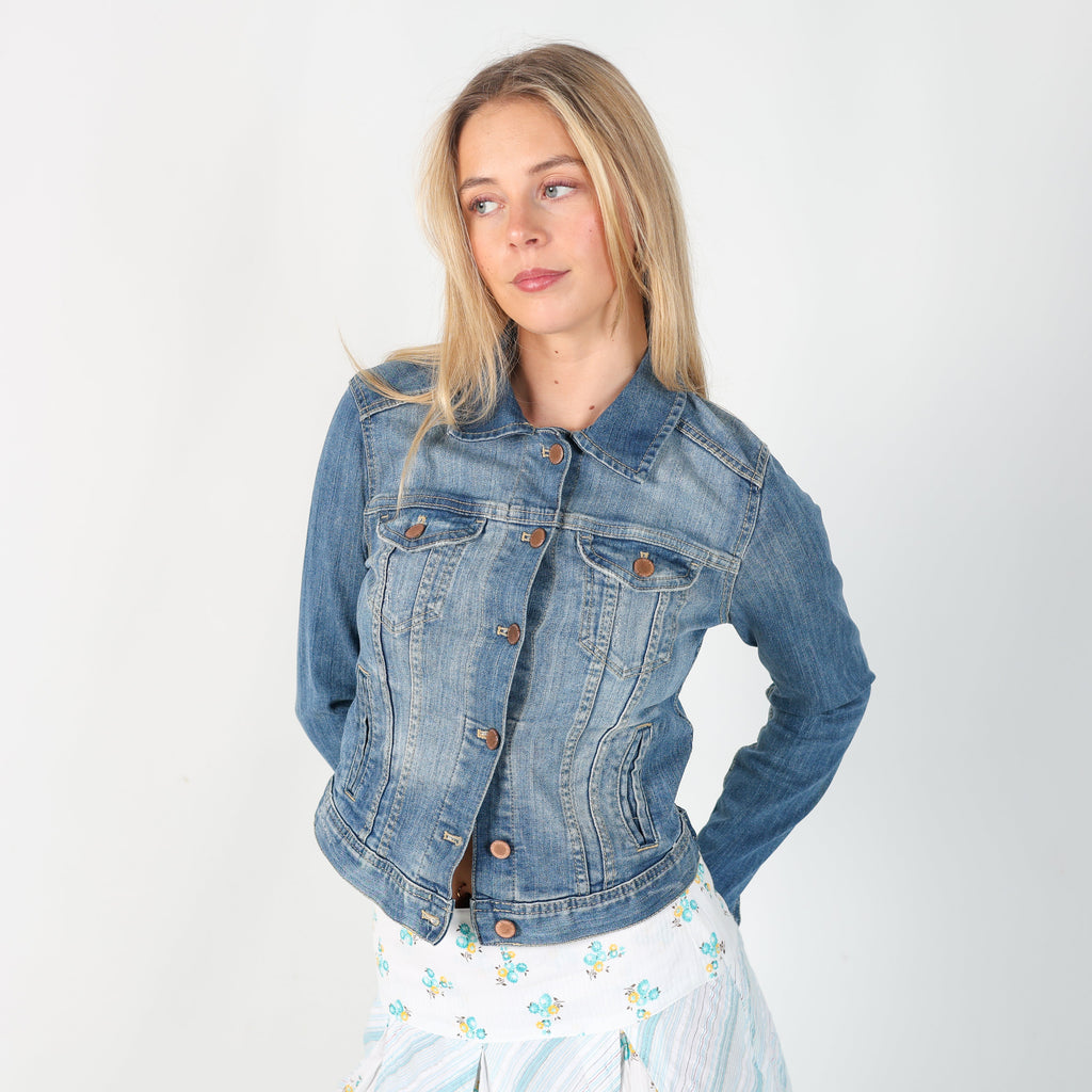Blue Y2K Denim Jacket (S)