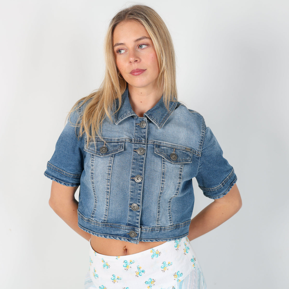 Blue Y2K Arizona Denim Jacket (M)