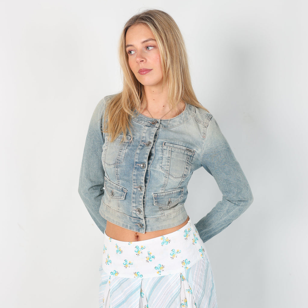 Blue Y2K GAS Denim Jacket (S)