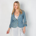 Blue Y2K AQUA JEANS Denim Jacket (M)