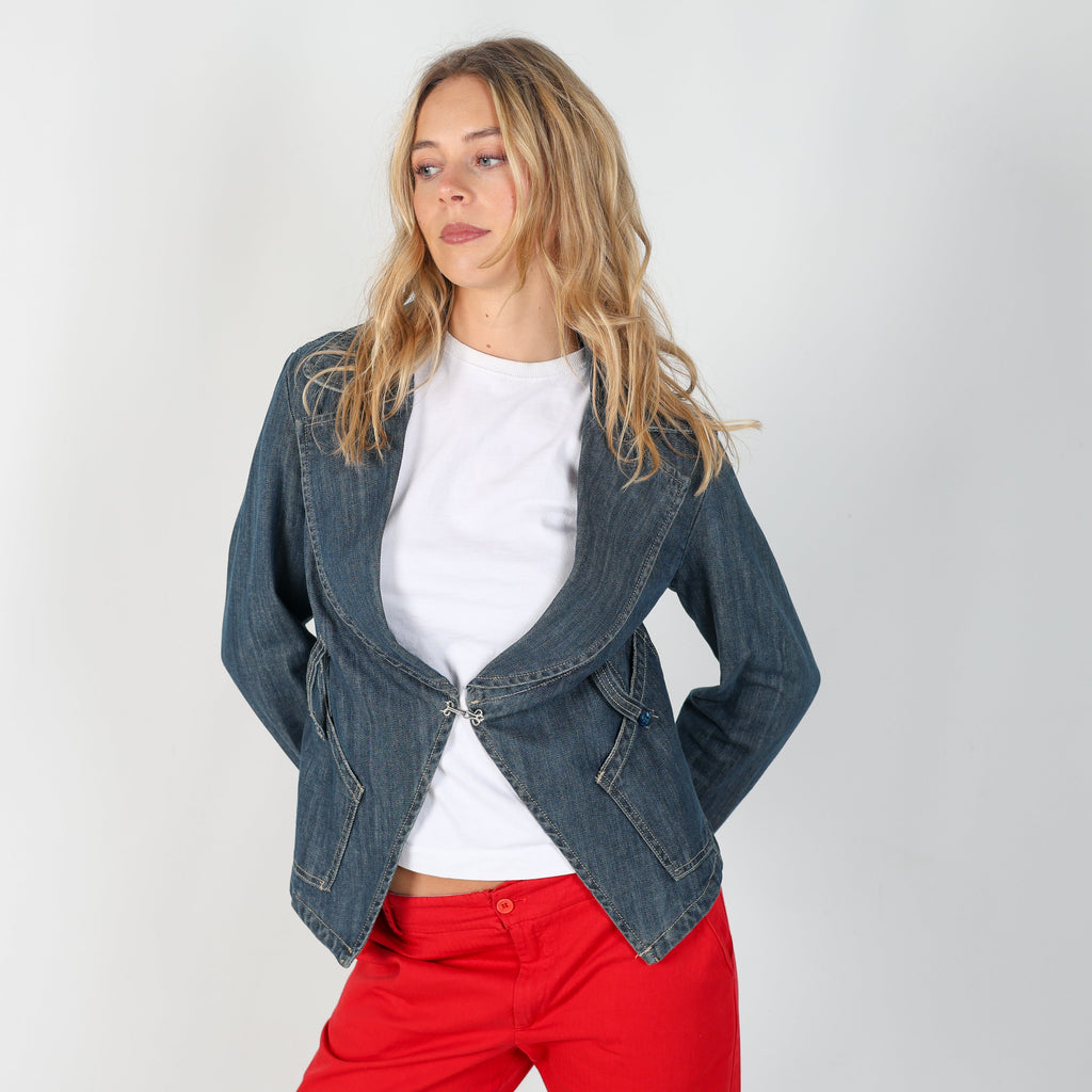 Blue 90s Denim Jacket (M)