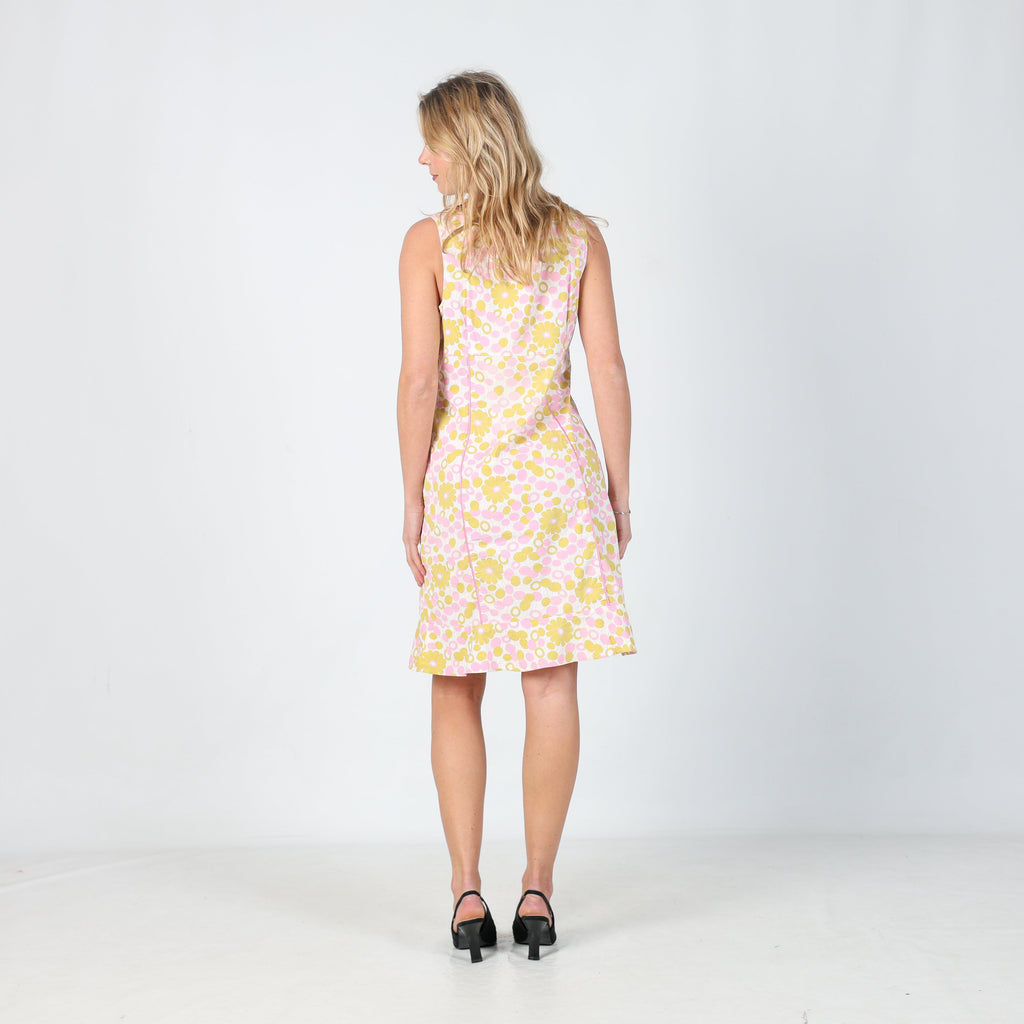 Baby Pink Y2K Max&Co. Woven Midi Dress (M)