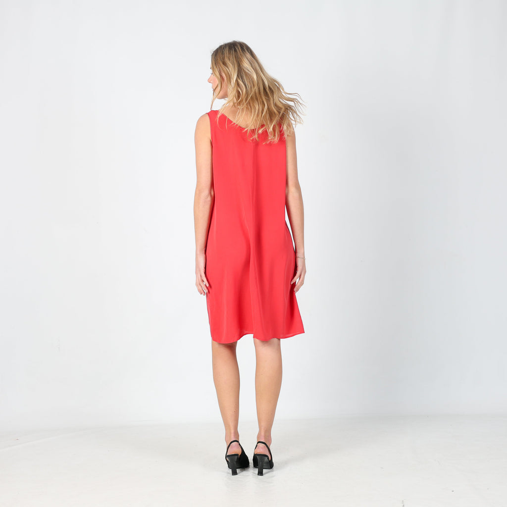 Baby Pink Y2K Malizia Woven Midi Dress (M)
