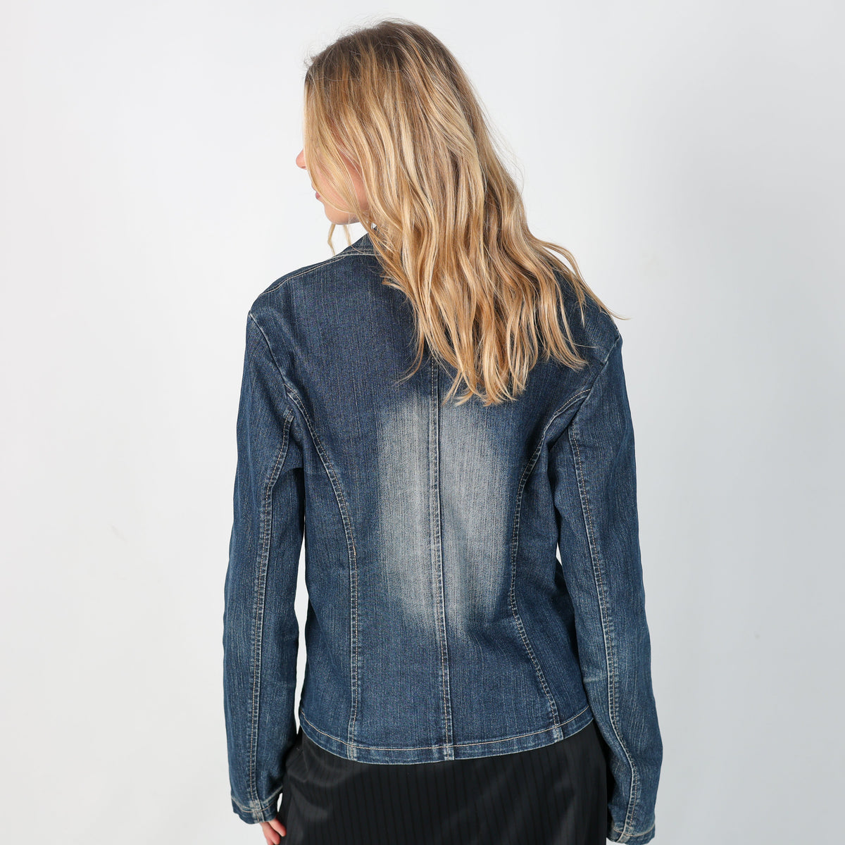 Blue Y2K XFN Denim Jacket (L)