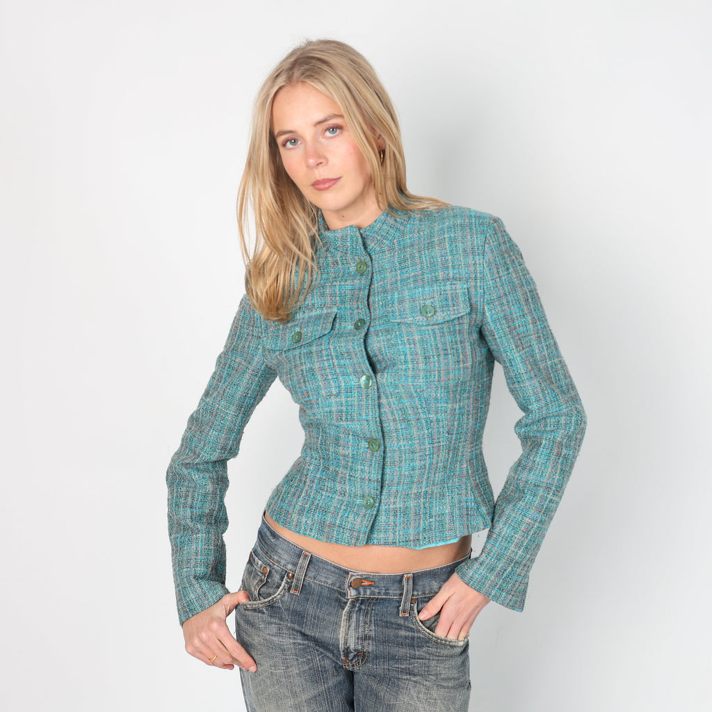 Turquoise 90s Motivi Blazer (S)