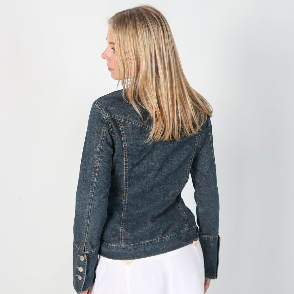Blue 90s Glam Denim Jacket (M)