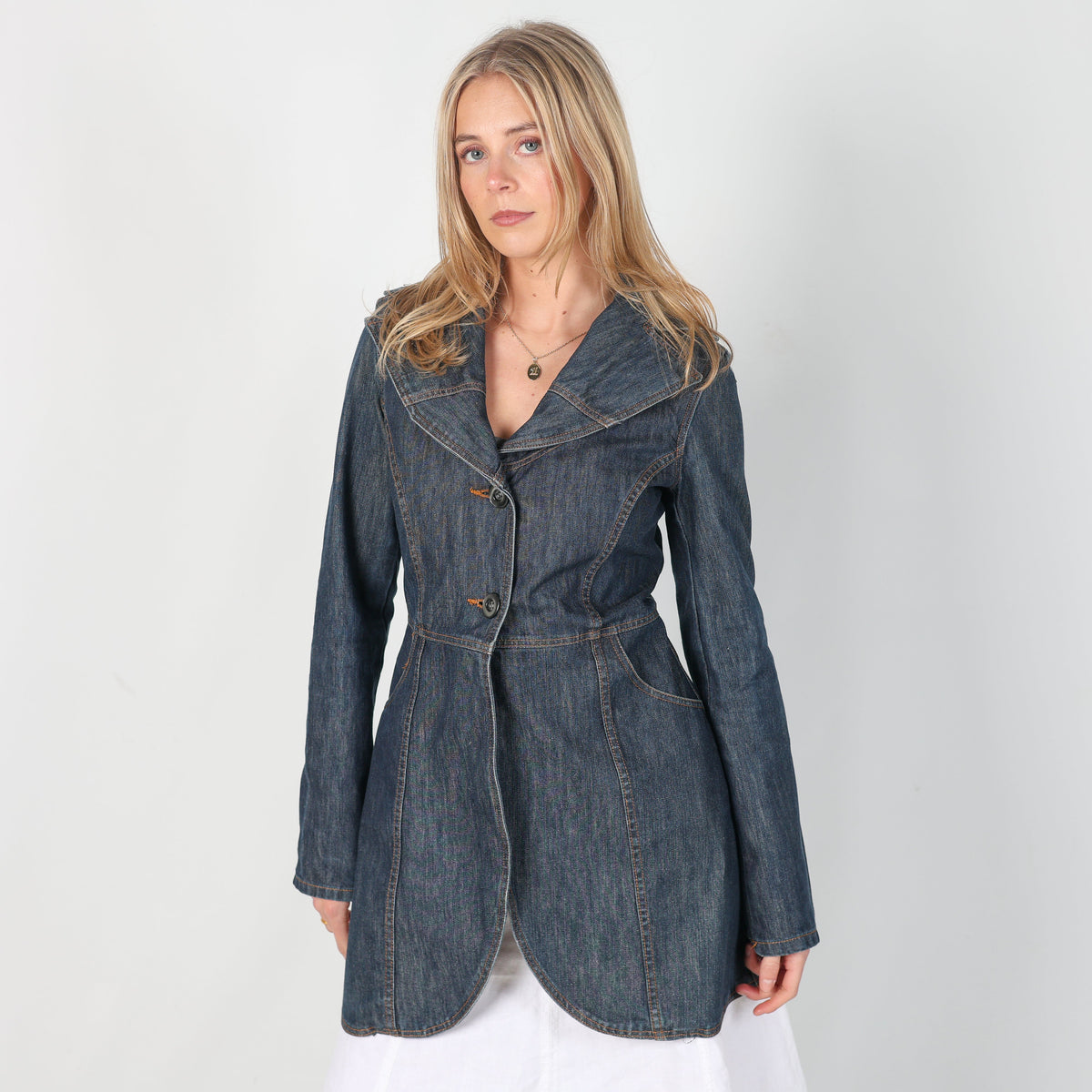 Blue 90s Terioatto Denim Jacket (M)