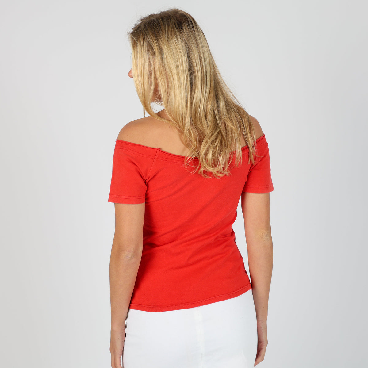 Red Y2K Miss Ribellina Baby Tee (S)