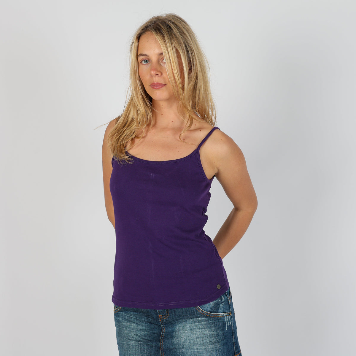 Purple Y2K Street One Woven Vest (S)
