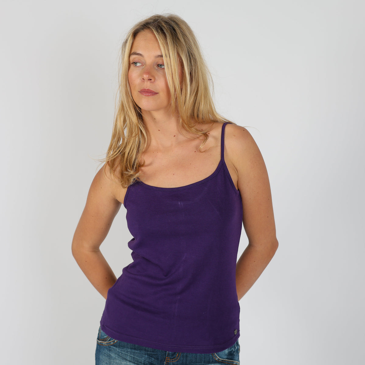 Purple Y2K Street One Woven Vest (S)