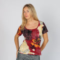 Burgundy Red 90s Wissmach T-shirt (M)