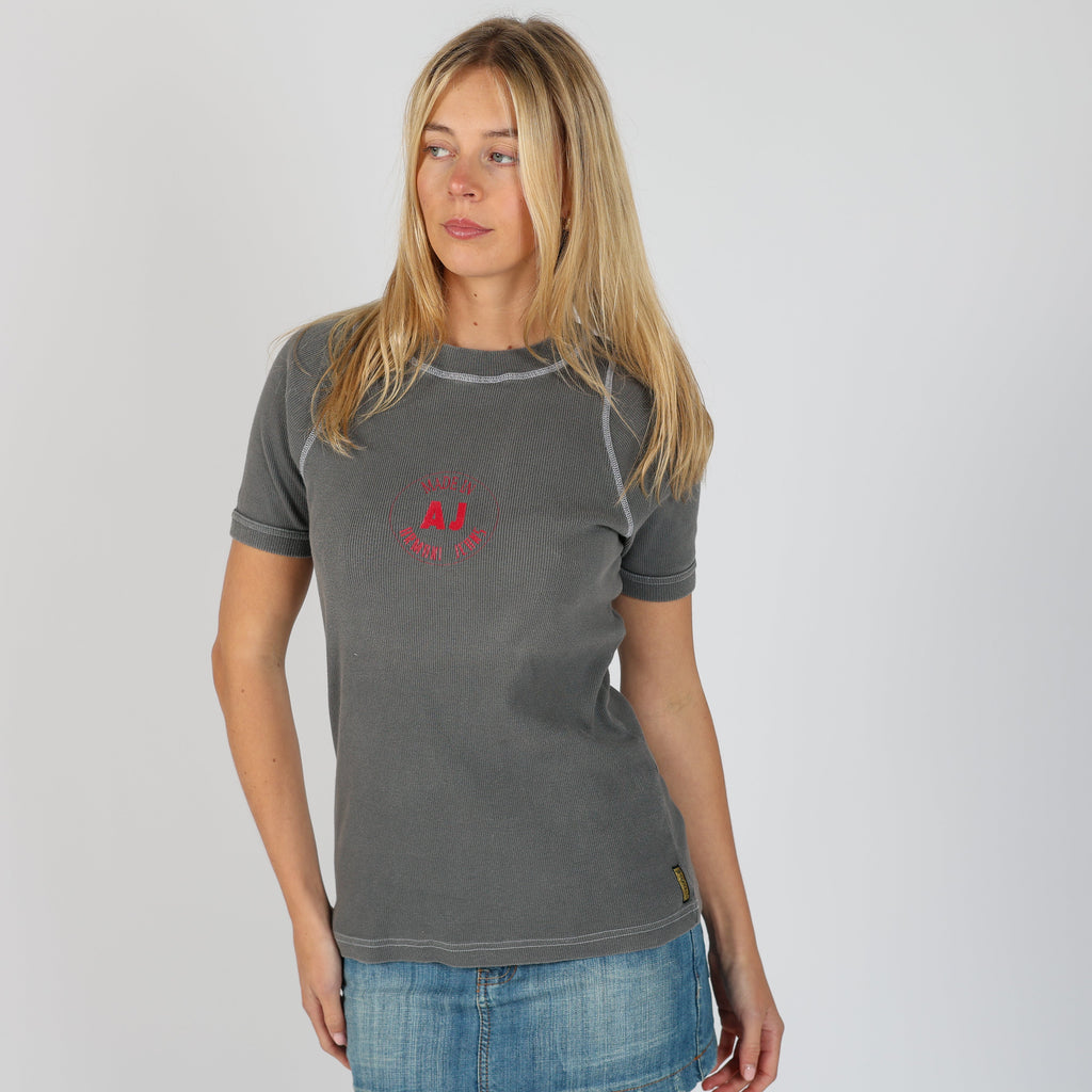 Grey Y2K Armani Jeans T-shirt (S)