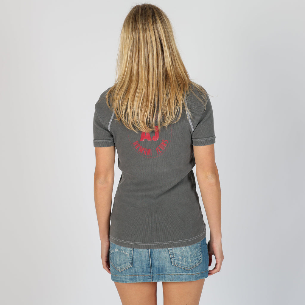 Grey Y2K Armani Jeans T-shirt (S)