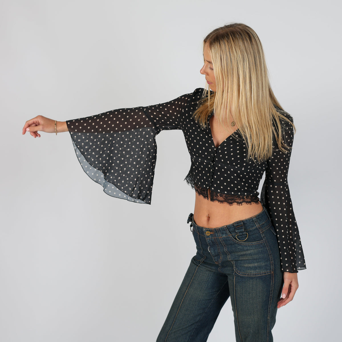 Black 90s Kocca Cami (S)