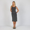 Black 90s esse Woven Maxi Dress (S)