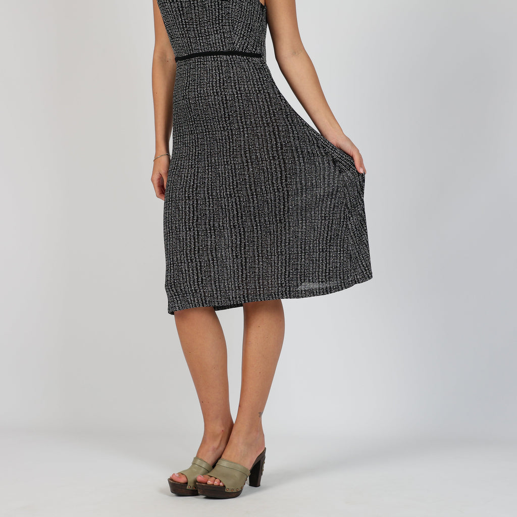 Black 90s esse Woven Maxi Dress (S)