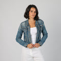 Blue Y2K Tommy Hilfiger Denim Jacket (S)